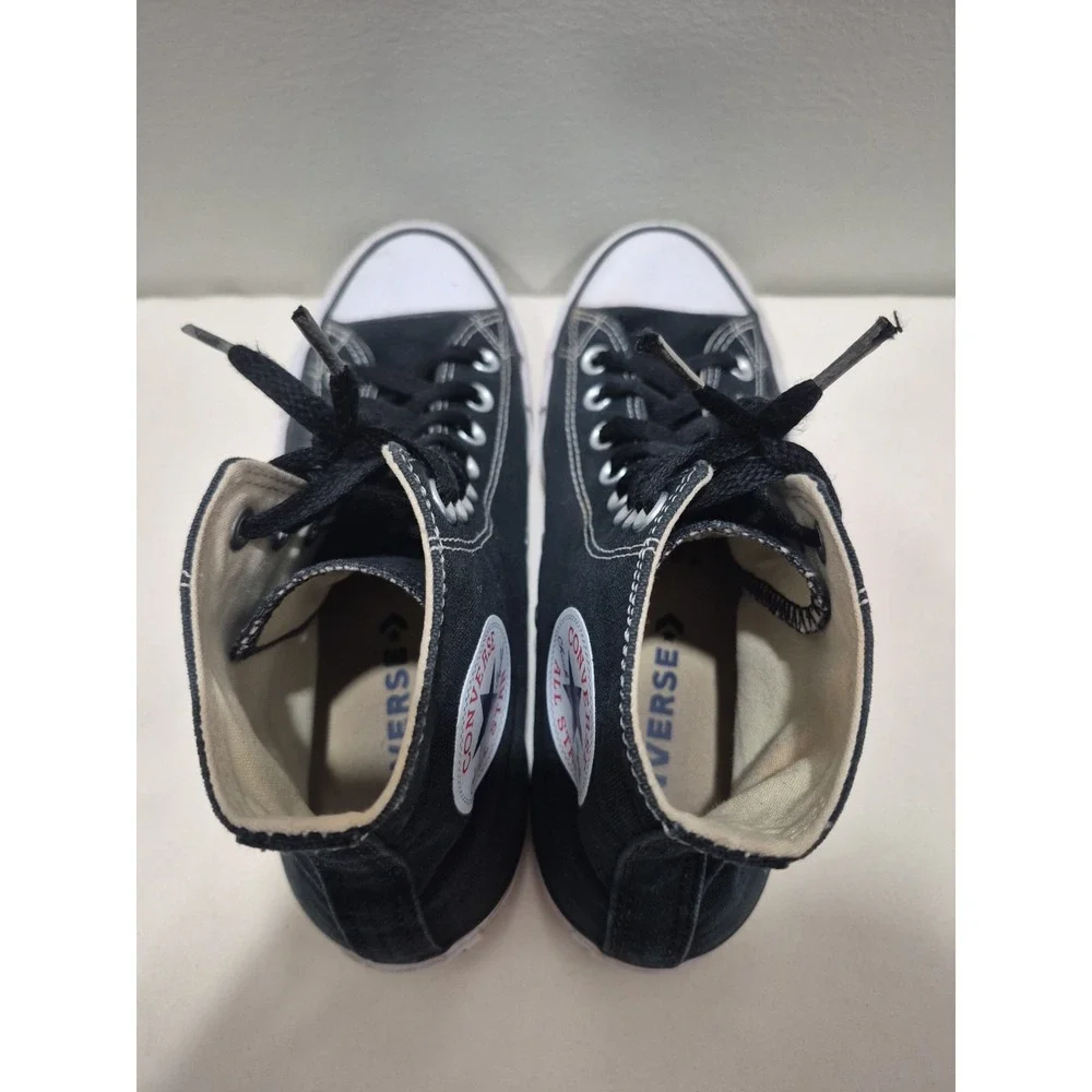 Converse Chuck Taylor All Star High Unisex M6.5/W8.5 Black Canvas Sneaker M9160 - Picture 7 of 8